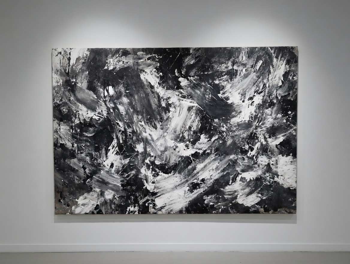 Abstract expressionist painting 10, Duncan Sumter, 2019