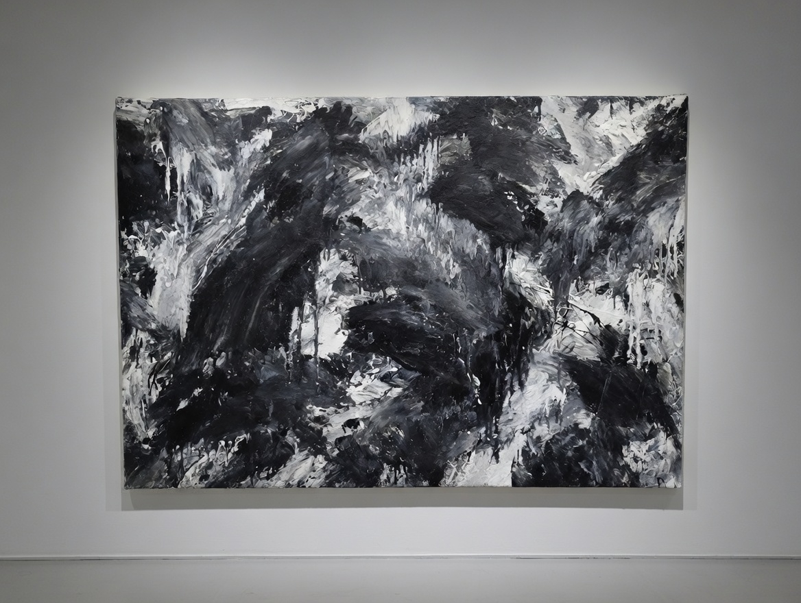 Abstract expressionist painting 11, Duncan Sumter, 2019