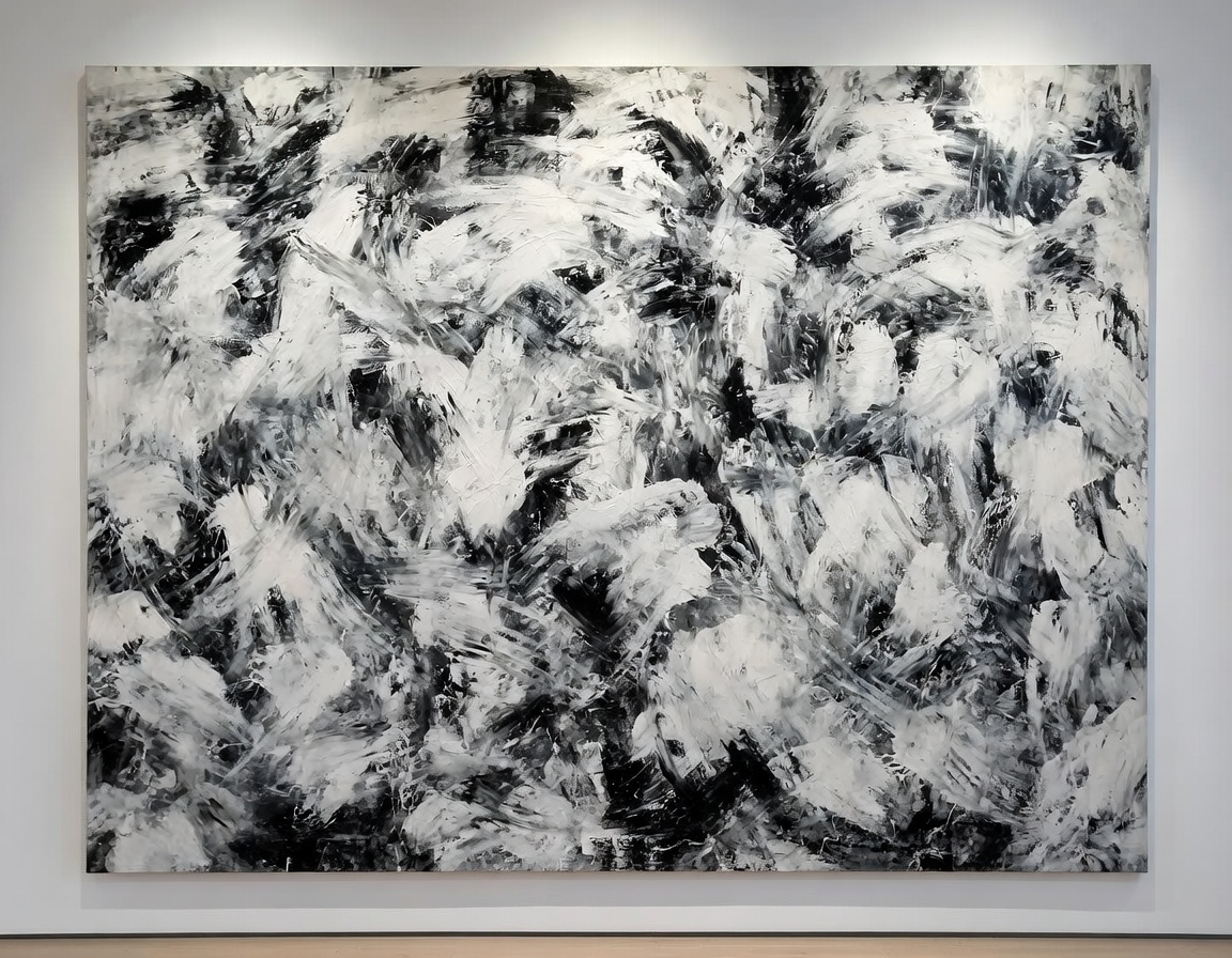 Abstract expressionist painting 2, Duncan Sumter, 2019