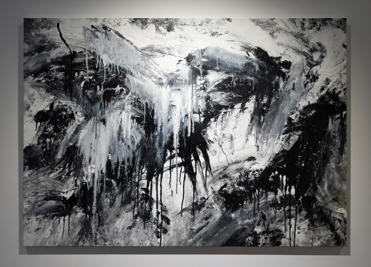 Abstract expressionist painting 3, Duncan Sumter, 2019