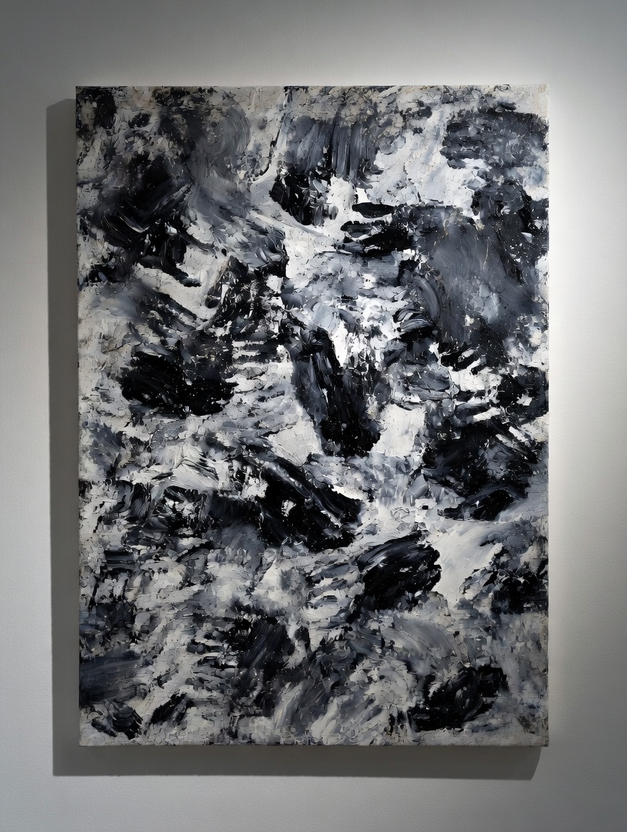 Abstract expressionist painting 6, Duncan Sumter, 2019