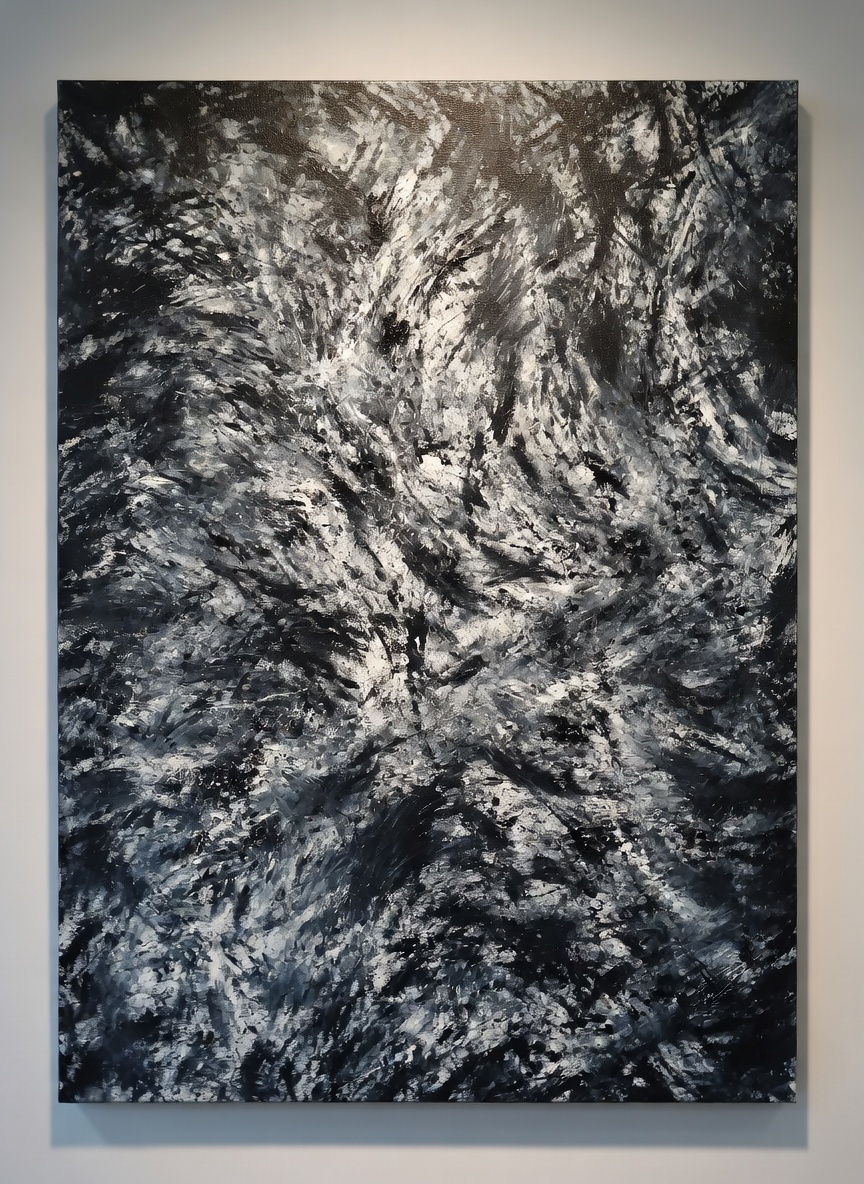 Abstract expressionist painting 7, Duncan Sumter, 2019