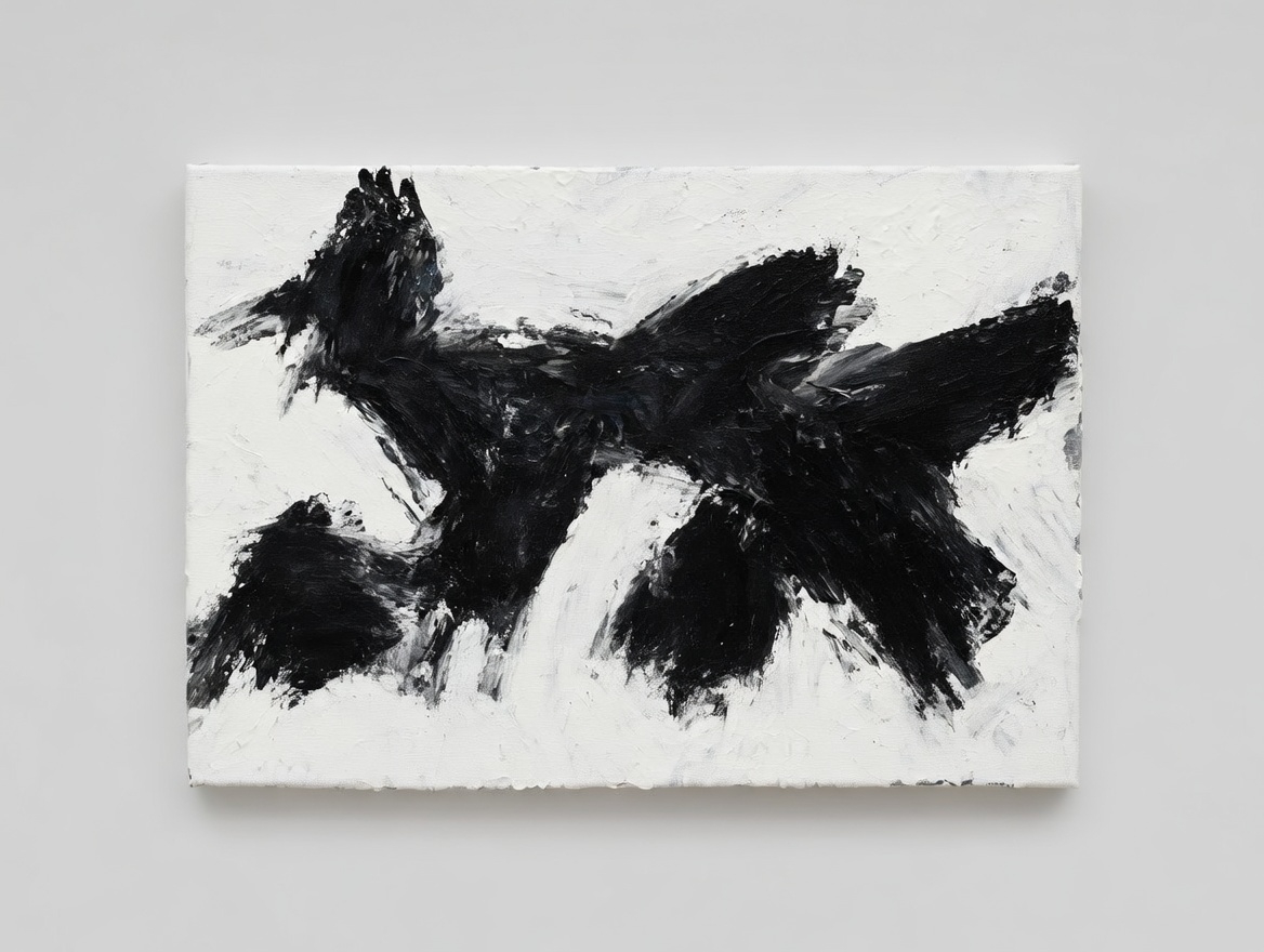 Abstract expressionist painting 9, Duncan Sumter, 2019